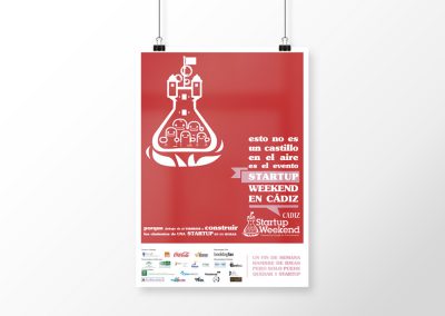 Startup Weekend Cádiz, diseño gráfico y organización de eventos